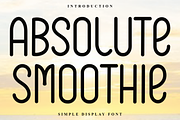 Absolute Smoothie, a Sans Serif Font by FreshTypeINK (Thumbnail 1 of 7)