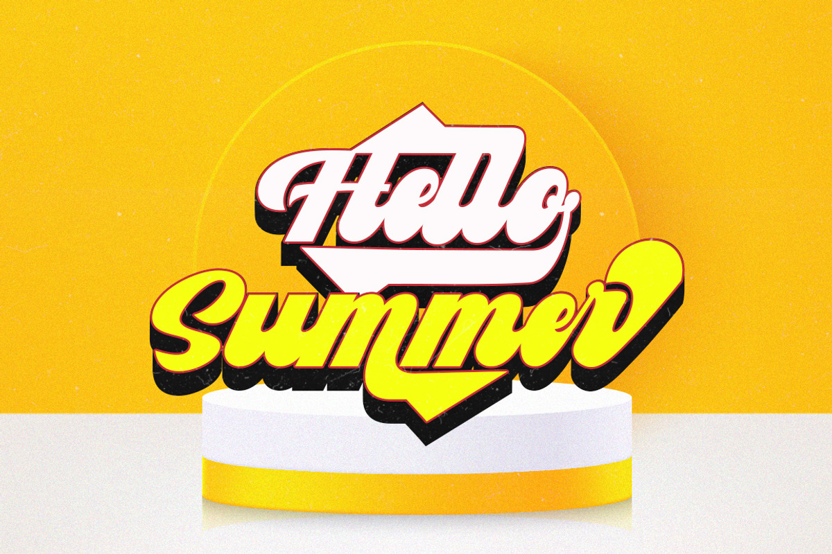 Vintage Retro Font - Pradis, a Script Font by Letter Fresh (Photo 4 of 10)