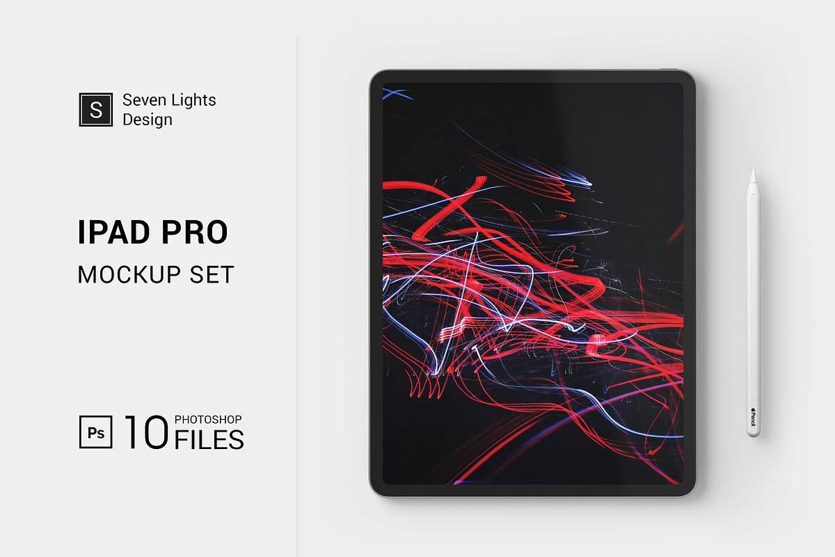 iPad Pro Mockup Set, an iPad Mockup by Seven Lights (Photo 1 of 13)