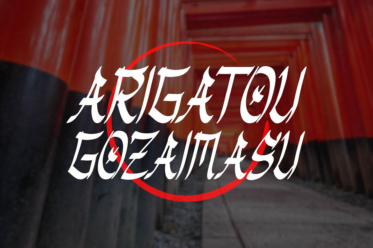 Nau Genzo | Brush Japanese Style, a Handwritten Font by Denustudios (Photo 14 of 14)