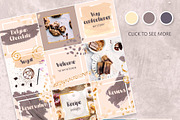 Instagram post template, a Social Media Template by Integrity_store (Thumbnail 6 of 8)