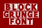 Block Grunge, a Blackletter Font by Fourteen Letter (Thumbnail 2 of 5)