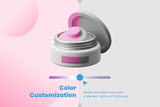 3D Beauty Care Icon Set, a Characters & Person 3D Model by Flat Icons (Thumbnail 4 of 8)