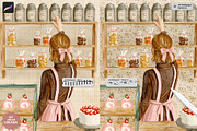 Wallpaper Pattern Procreate Brushes, a Brush Add-On by Julia Dreams (Thumbnail 8 of 8)