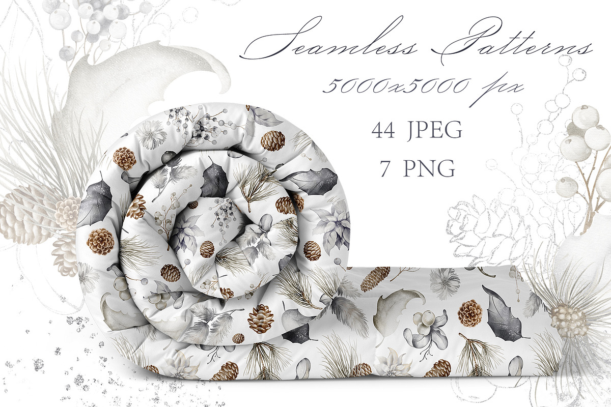 Christmas Watercolor Clipart, a Decorative Illustration by LenArt (Photo 7 of 17)