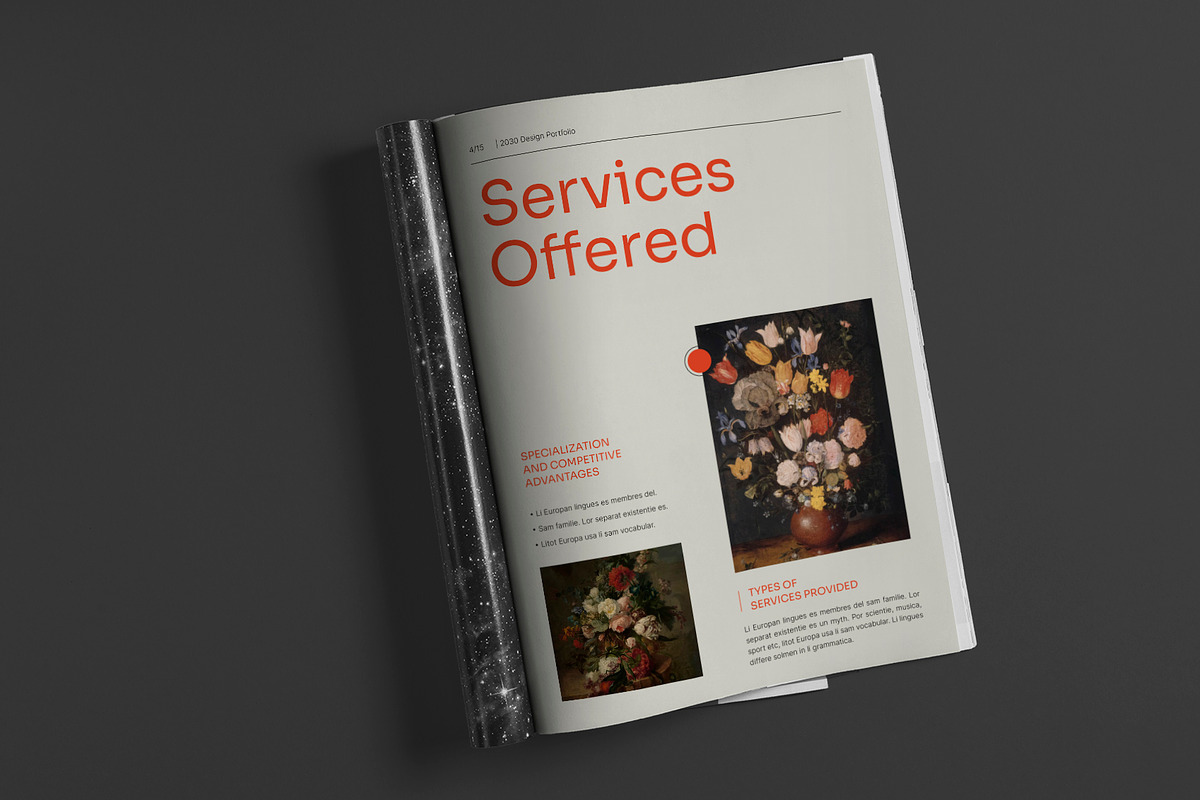 Elegant Designer Portfolio preview 3