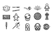 40 Tribal & indigenous cultural Icon, an Outline Icon by Nurlan's shop (Thumbnail 3 of 4)