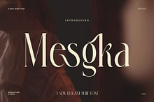 Mesgka Elegant Serif Font
