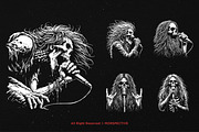 10 Bundle Dark Art Skull Vocalist, an Illustration by Morspective (Thumbnail 5 of 7)