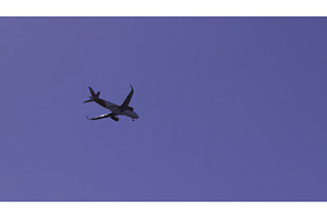 Passenger airplane flying and, a Transportation Photo by Media Whale Stock