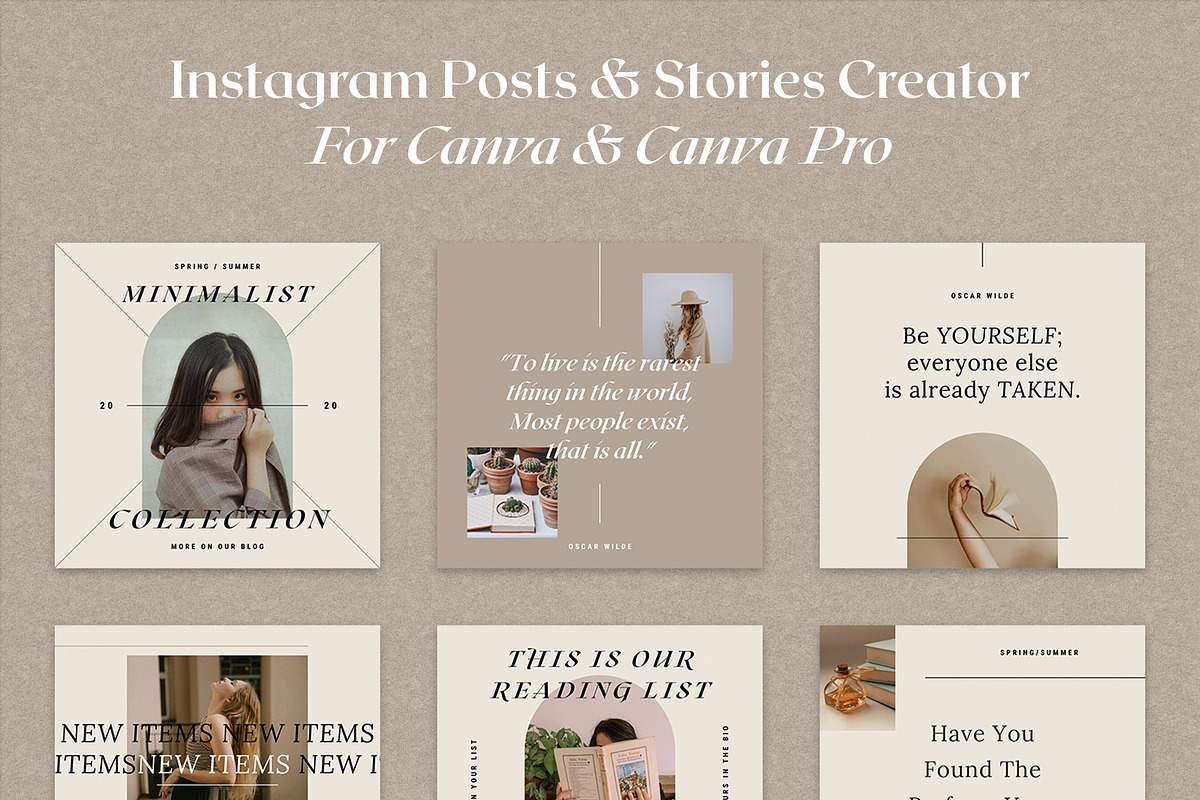 CANVA PS - Instagram Creator Bundle, a Social Media Template by ...
