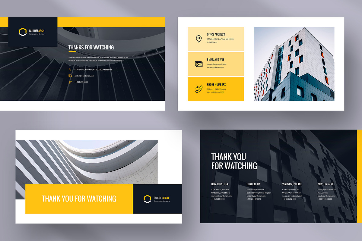 Construction Company Profile PPT, a Presentation Template by artbart (Photo 23 of 26)