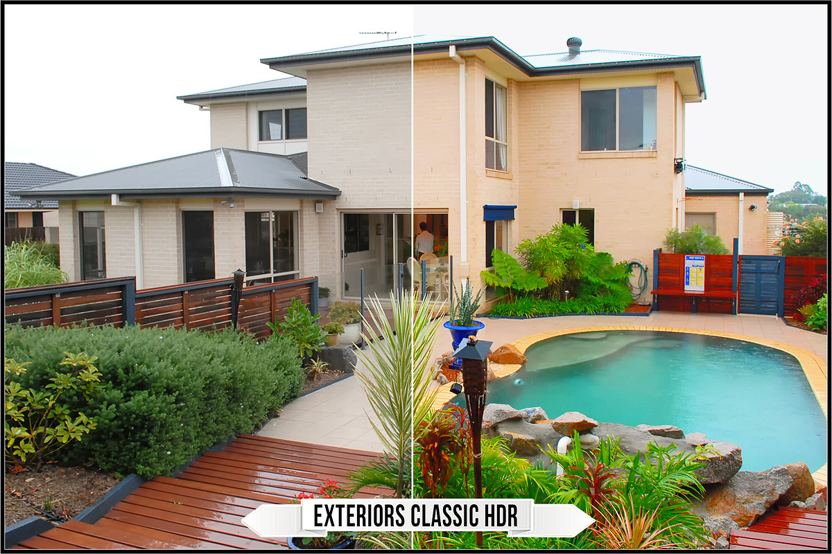 Exteriors Real Estate HDR LUTs, a Plug-in Add-On by Raztrend (Photo 2 of 33)