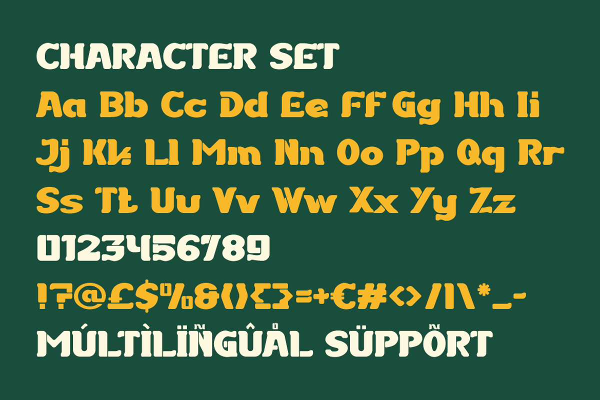 Happy Marshal Playful Army Stencil F, a Font by PutraCetol Studio (Photo 5 of 5)