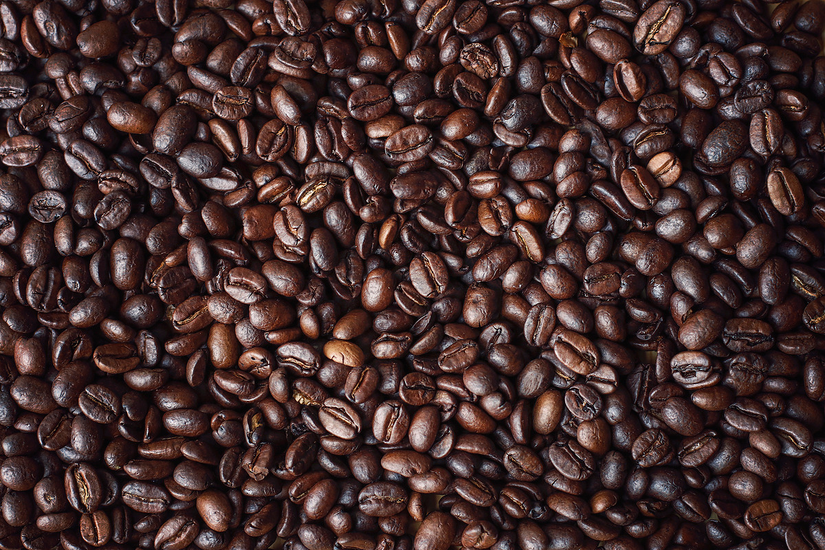 Coffee beans texture containing coffee, bean, and brown, a Food & Drink Photo by Hypnotic (Photo 1 of 2)