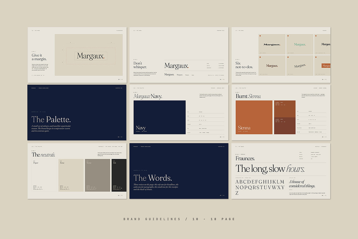 MARGAUX / Brand Guidelines Template, a Presentation Template by Leleka.Store (Photo 11 of 17)