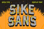 Sike Sans Font, a Sans Serif Font by Joshua Swain (Thumbnail 9 of 9)