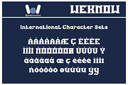 Unlimited Font, a Font by weknow (Thumbnail 8 of 8)