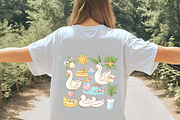 Summer Goose Clipart Bundle, an Illustration by Digital Artistic99 (Thumbnail 10 of 11)