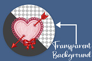 Latch Hook Yarn Valentine Heart PNG, an Illustration by Canvas Craft (Thumbnail 2 of 7)