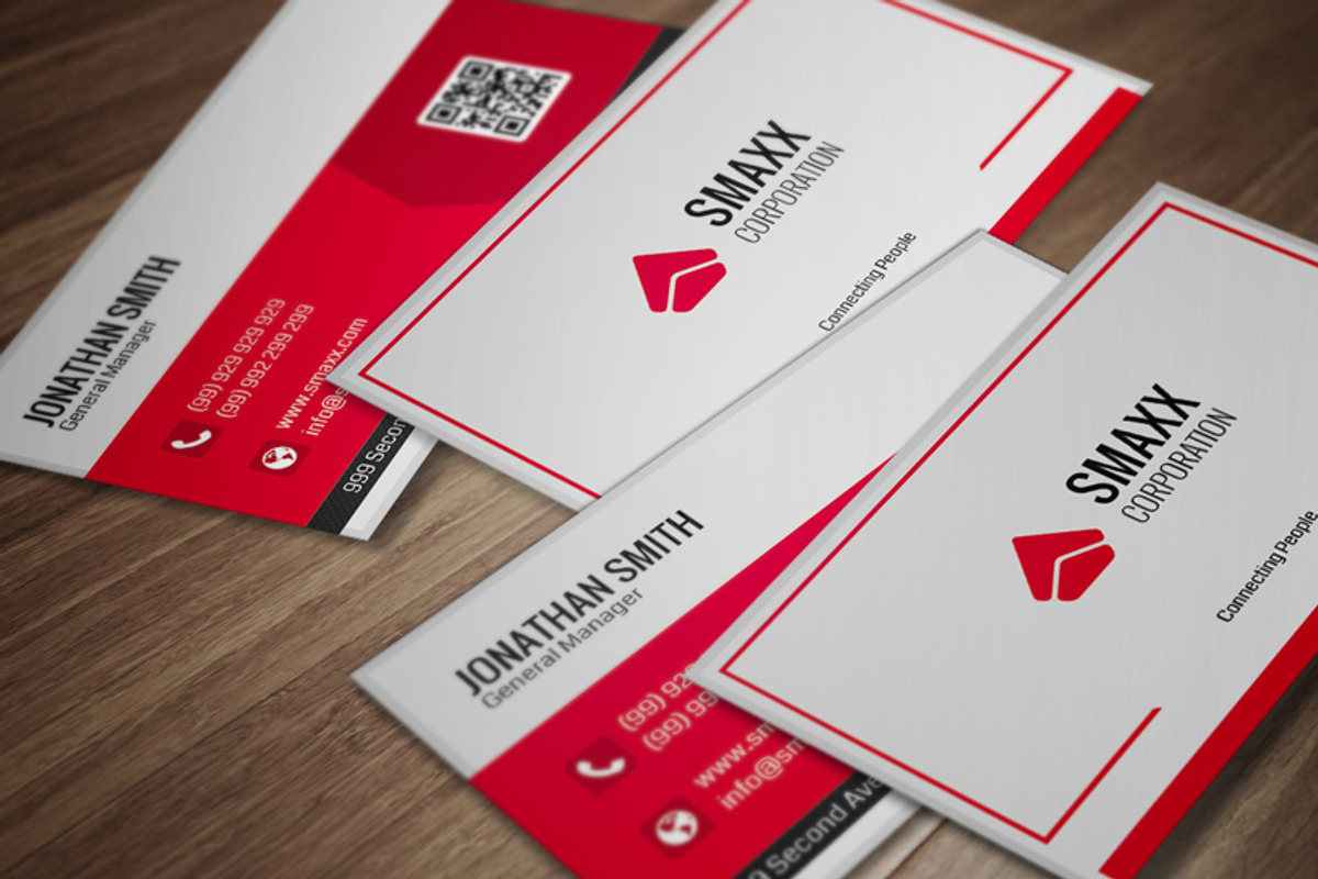 Modern Corporate Business Card CM002, a Business Card Template by annozio (Photo 1 of 4)