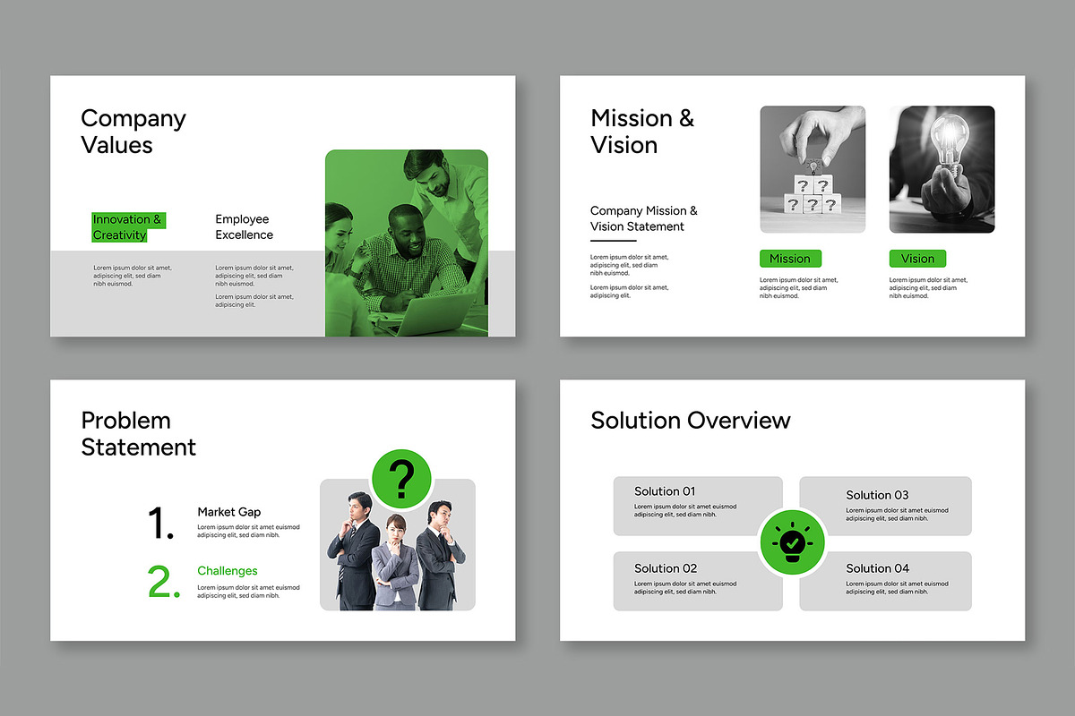 Professional Company Profile Present, a Presentation Template by Mighty-Slide (Photo 3 of 6)