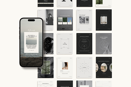 Wellness Social Media Kit |Instagram, a Social Media Template by Esmé Studio