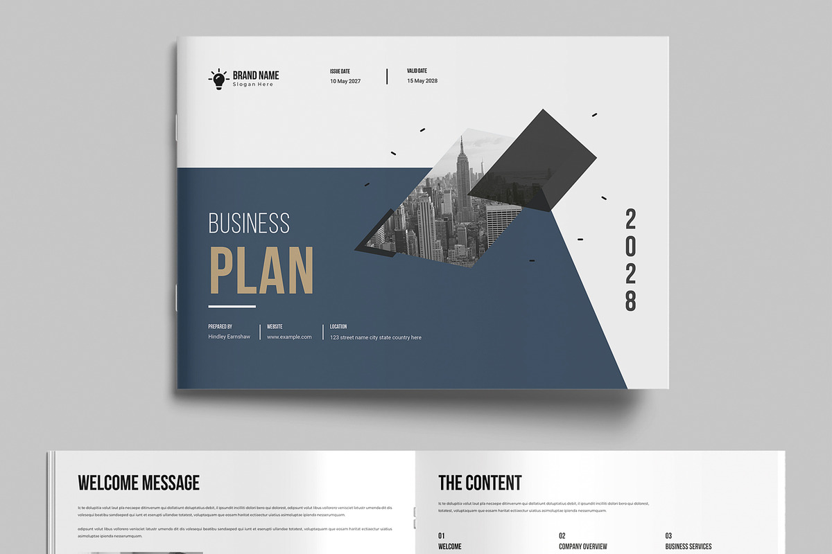 Professional Business Plan Landscape, a Brochure Template by MightyDesign (Photo 2 of 9)