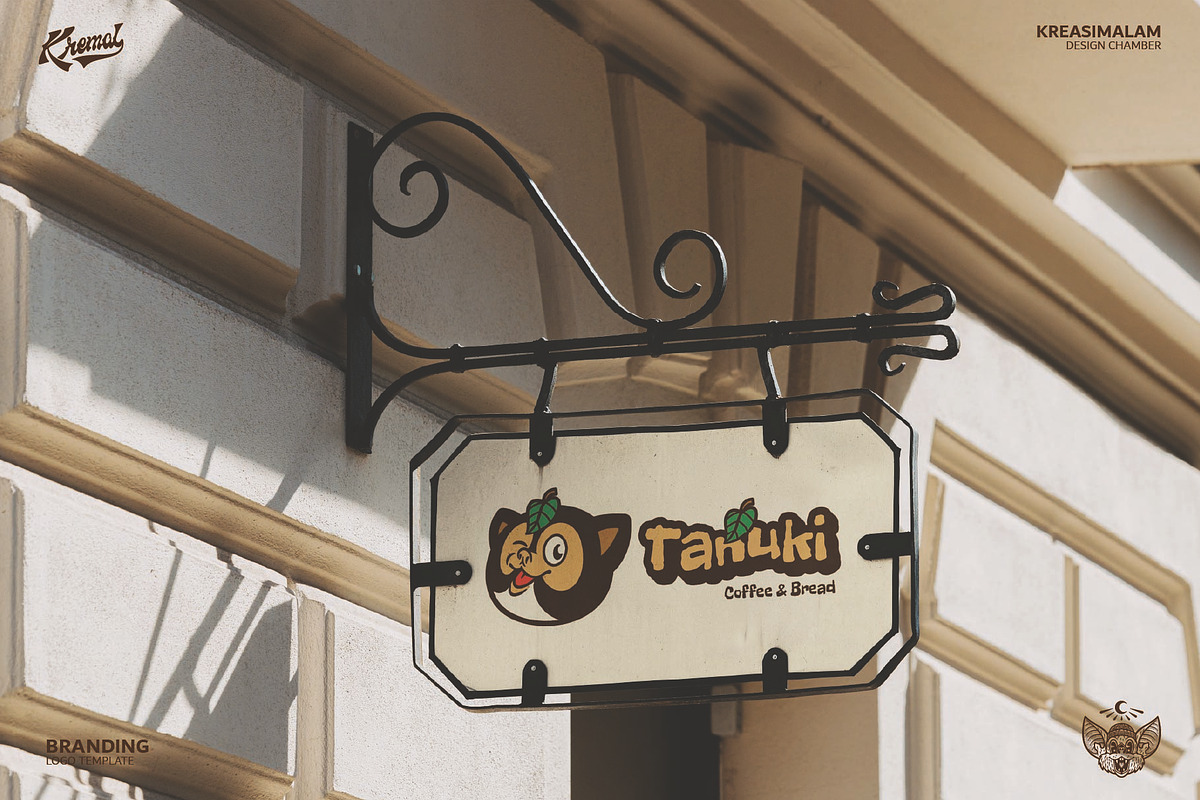 Tanuki Logo Template, a Branding & Logo Template by Kreasi Malam (Photo 8 of 10)