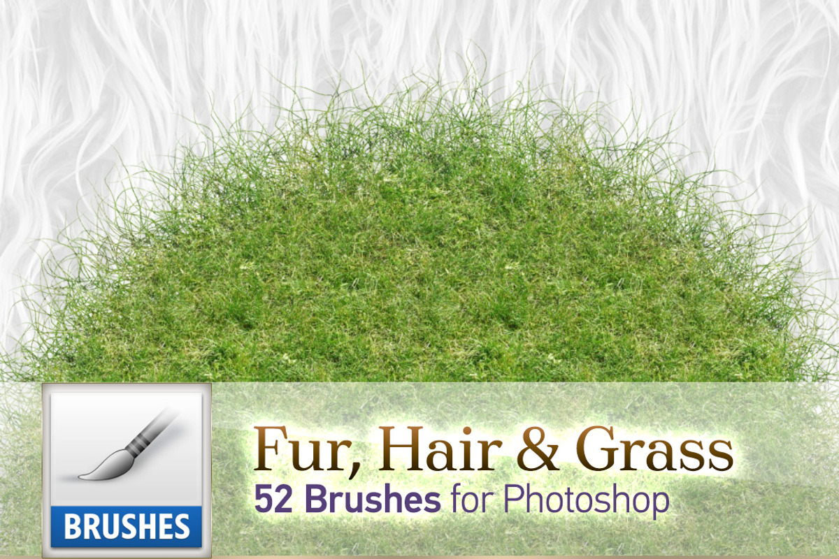 Fur, Hair and Grass Brushes preview 3