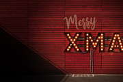 LightBulb Merry Christmas Signs, an Illustration by Solid Pixel (Thumbnail 4 of 15)