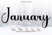 January, a Handwritten Font by InermediaSTUDIO (Thumbnail 1 of 8)
