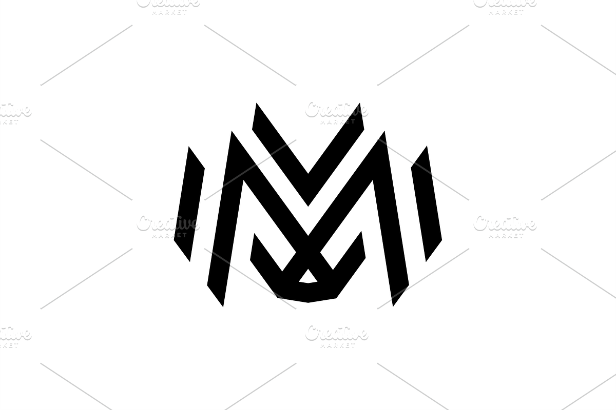 M Logo Template, a Branding & Logo Template by Advateik ™ (Photo 1 of 2)