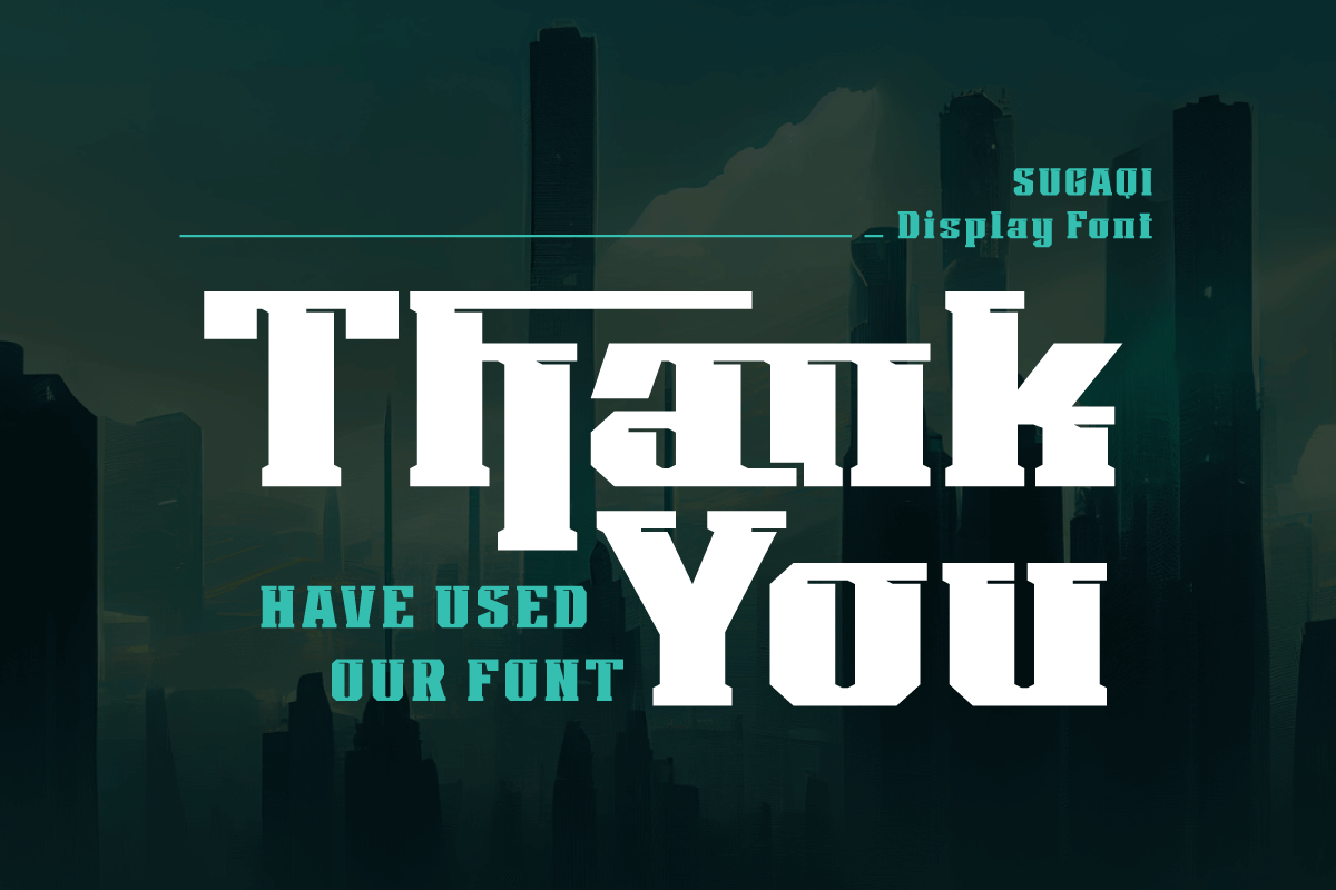 Sugaqi | Display Hero Font, a Serif Font by twinstd (Photo 13 of 13)
