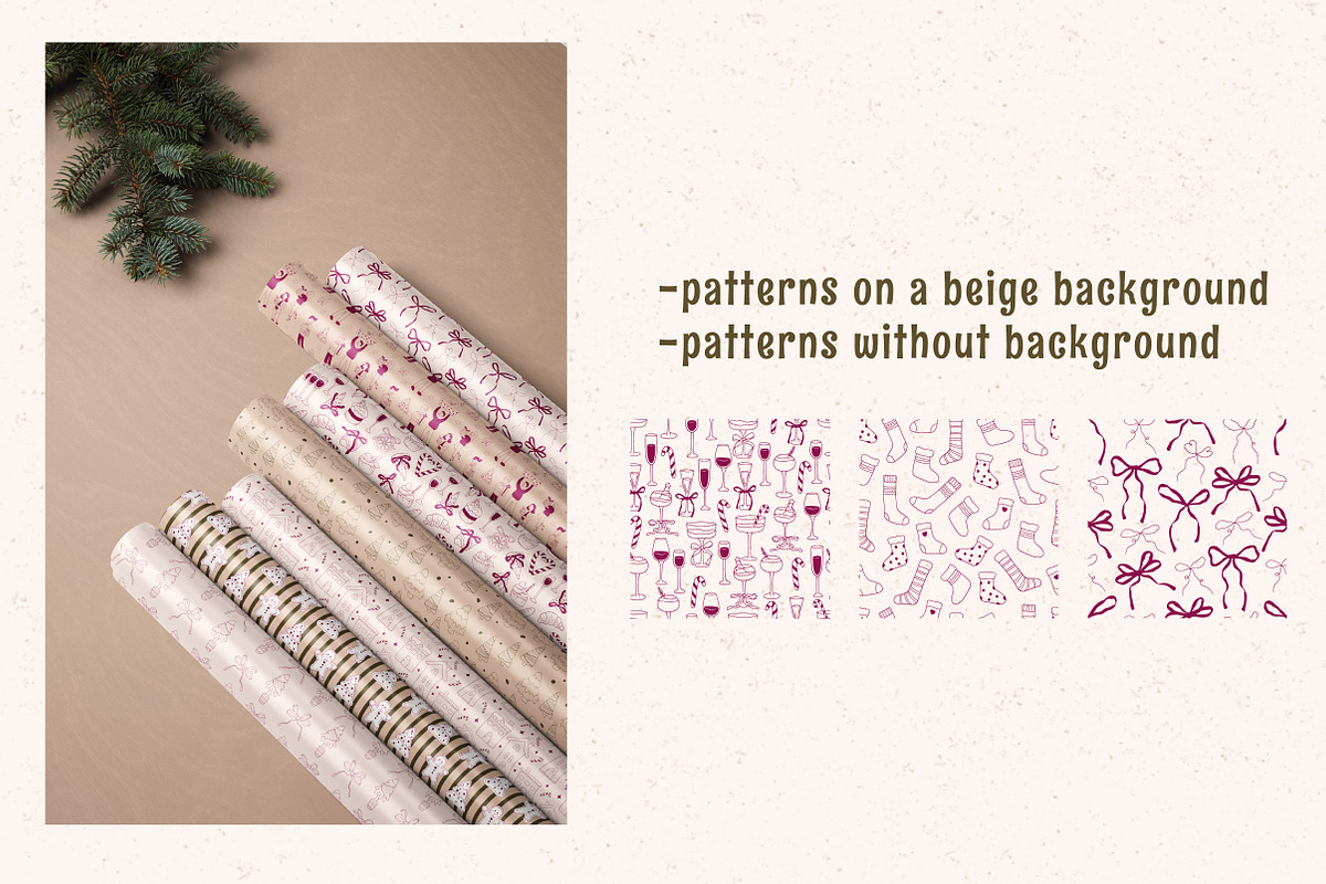 Whimsical Christmas party set, a Decorative Illustration by soboleva alya (Photo 9 of 12)
