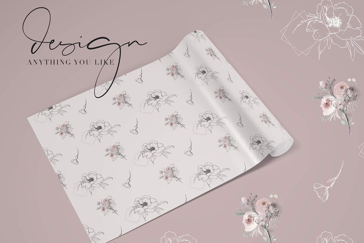 Bloom & Flourish - Floral Clipart, an Illustration by The Autumn Rabbit Ltd (Photo 10 of 10)