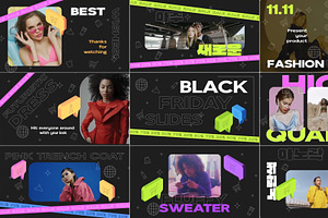 Black Friday Slides DaVinci Resove, a Templates & Theme by 2dfx