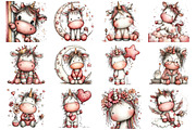 Whimsical Unicorn Clipart, an Illustration by Design Market (Thumbnail 2 of 5)