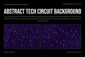 Abstract Tech Circuit Background, a Background Graphic by Pitchlook.Studio