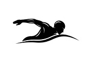 Swimming Sport Silhouette Vector Bun, an Illustration by jahid234 (Thumbnail 2 of 51)