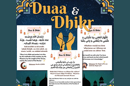 31 Daily Duas & Dhikr (Quran,Sunnah)