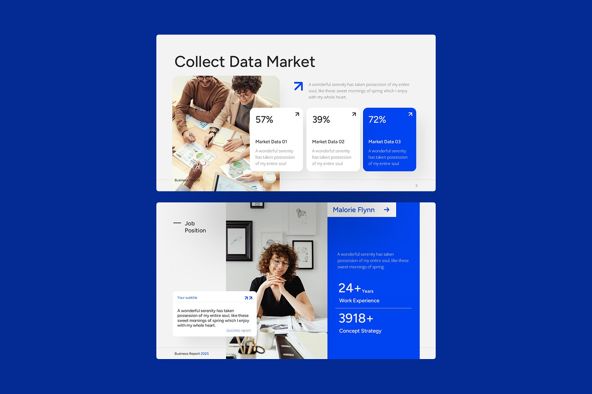 Business Report 2025 PowerPoint, a Presentation Template by Premast (Photo 4 of 5)