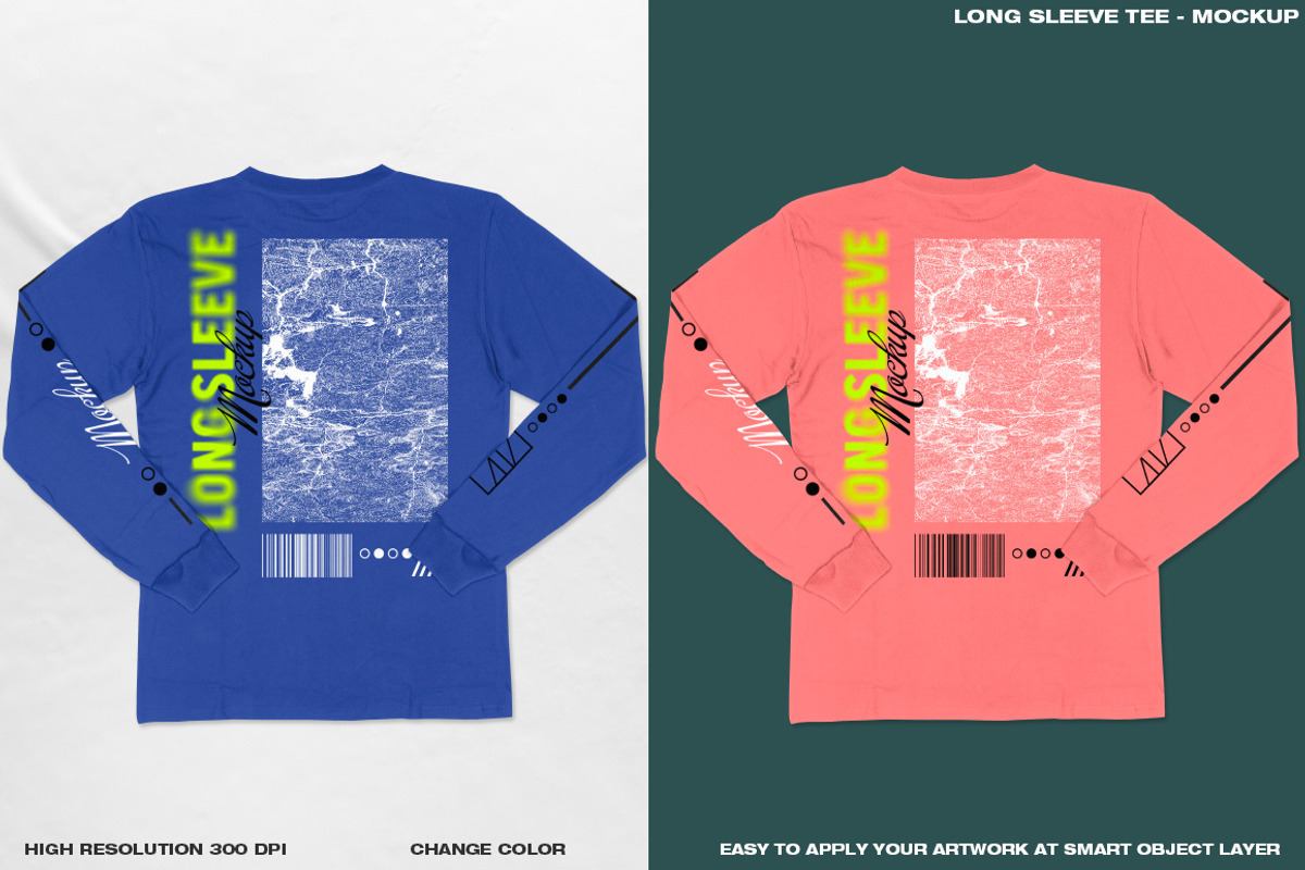 Long Sleeve Tee - Mockup, a Shirt Mockup by DaldSgh (Photo 6 of 11)