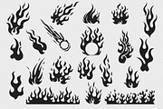 Flames Vector Pack, an Object Graphic by blacksheepsupply (Thumbnail 2 of 3)