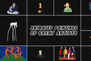 Paintings of Great Artists for FCPX, a Templates & Theme by 2dfx (Thumbnail 1 of 2)