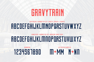 Gravytrain - A Display Font