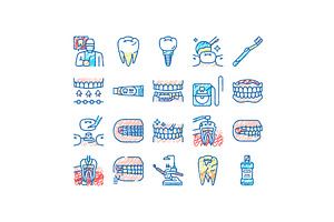 dental care dentist tooth implant, an Object Illustration by pikepicture
