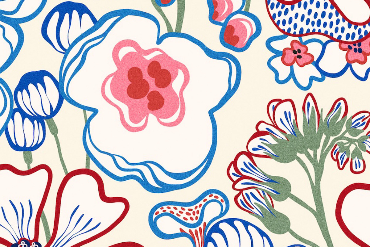 Mediterranean Bold Flower Pattern, a Pattern Graphic by likorbut (Photo 12 of 13)
