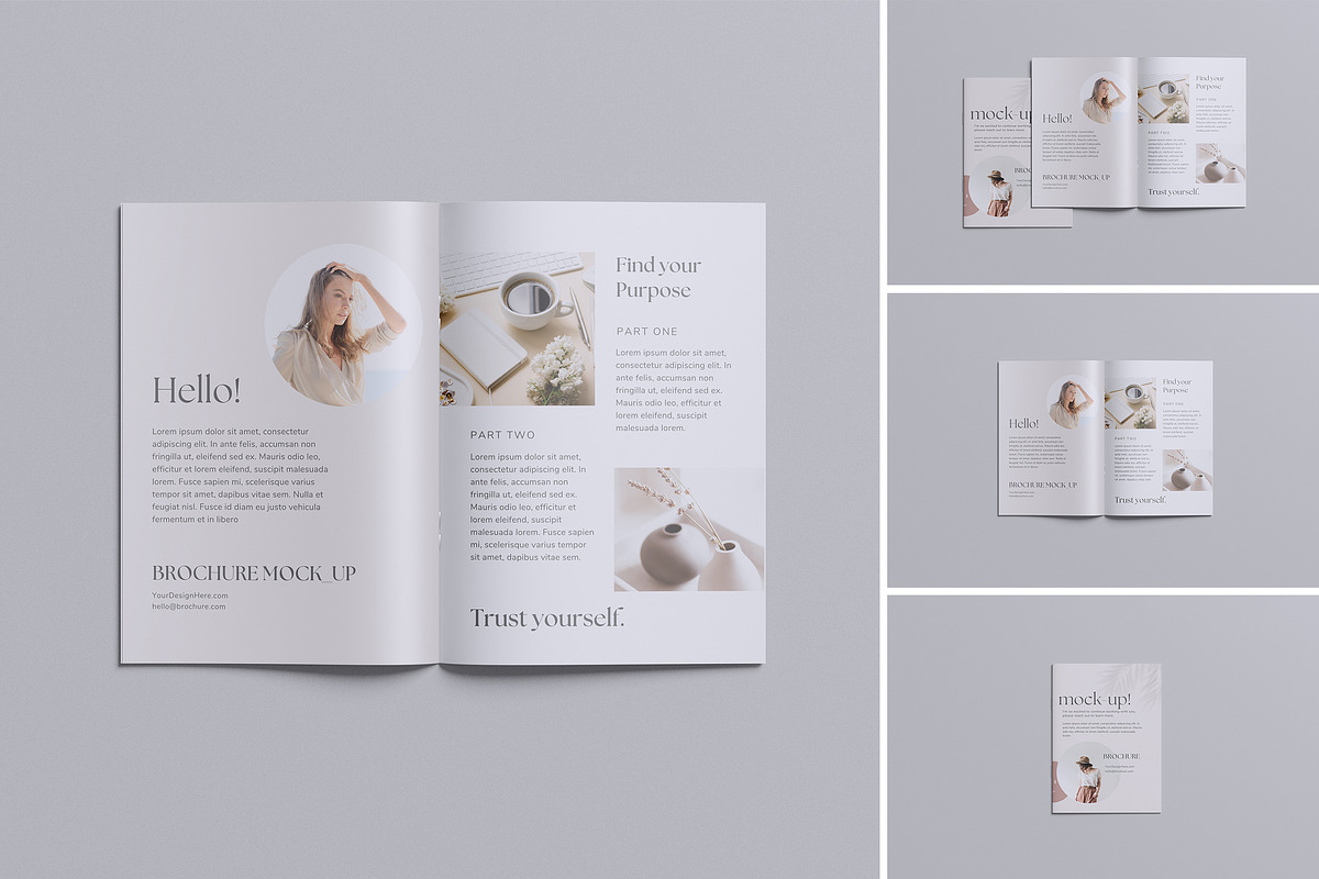 Magazine Brochure Mockup, a Magazine Template by graphicstory (Photo 1 of 4)