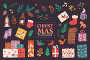 Christmas Collection | 90 elements, a Seasonal Illustration by IuliiaSavko (Thumbnail 6 of 10)